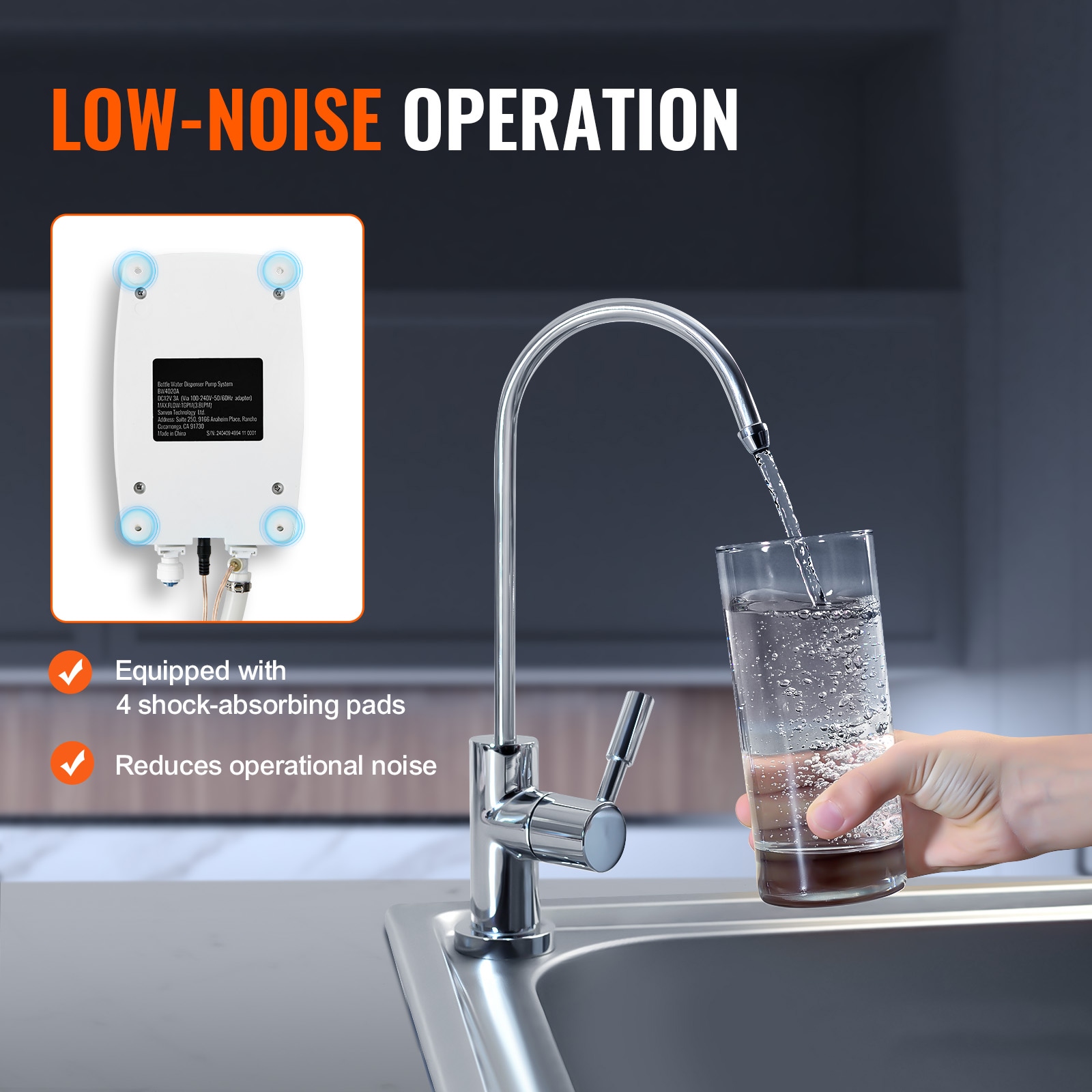 Bottled Water Dispenser Pump System For Coffee And Tea Machines_voghion.com